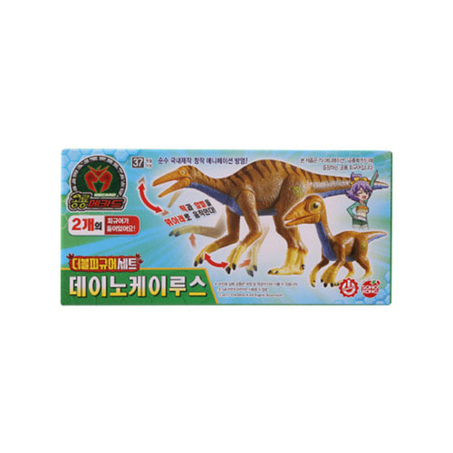 공룡메카드 더블피규어세트 데이노케이루스 공룡작동 - 디라이스